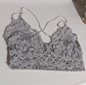 Sz M free people lace bralette